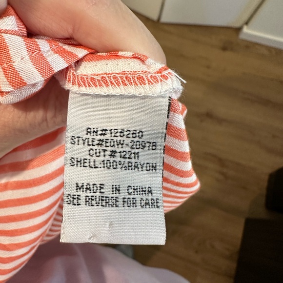 Velvet Heart Striped XL Button Down Shirt - Picture 4 of 14